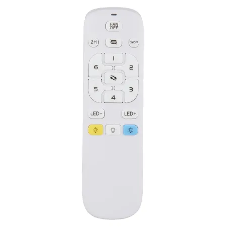 Ventilatore da Soffitto con Luce Nero LED CCT Dimmerabile Telecomando