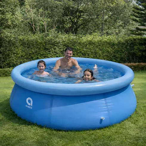 Piscina Autoportante 240x63 cm con Pompa Filtro 300 gal Cartuccia