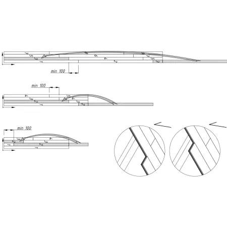 Pavimento per Casetta in Legno da Giardino 260x260 cm Kit Base