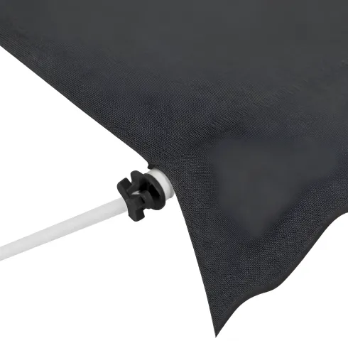 Tenda da Sole a Caduta Senza Viti 250x130 Altezza Regolabile Antracite