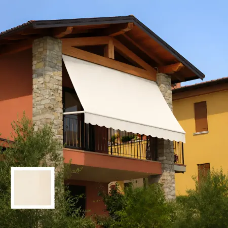Tenda da Sole a Caduta 300x250 Beige con Bracci Senza Cassone