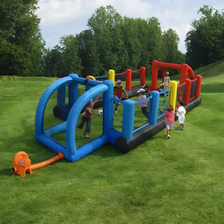 Gonfiabile Campo Multisport 335x800x180 cm Calcio Volley Basket Bambini