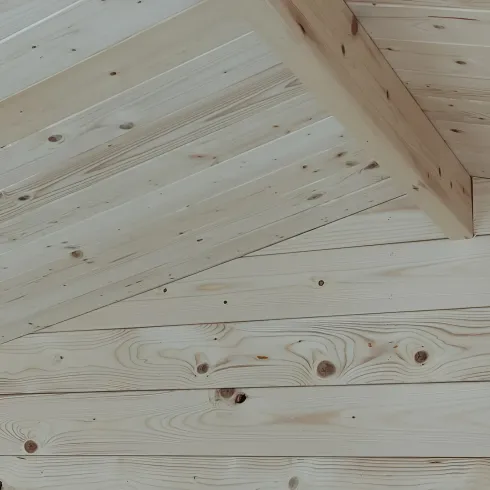 Casetta in Legno 2x1.8 25 mm con Pavimento Rimessa Porta Attrezzi da Giardino | BricoShop24