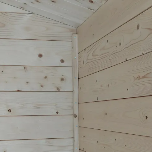 Casetta in Legno 2x1.8 25 mm con Pavimento Rimessa Porta Attrezzi da Giardino | BricoShop24