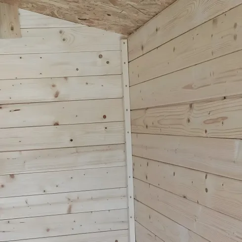 Casetta Armadio in Legno Da Giardino per Attrezzi 124x76 cm