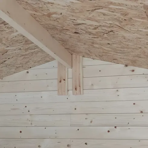 Casetta Armadio in Legno Da Giardino per Attrezzi 124x76 cm
