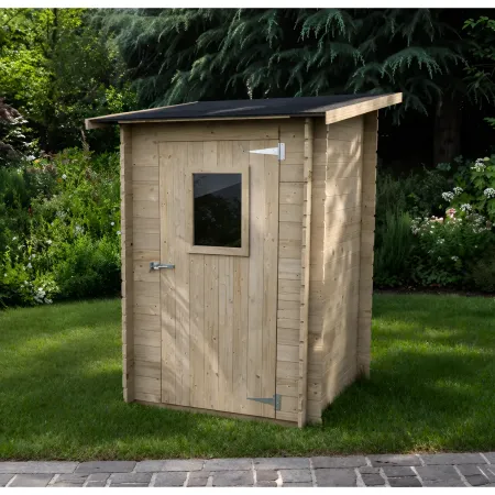 Casetta Armadio in Legno Da Giardino per Attrezzi 124x76 cm