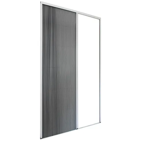 Zanzariera Plissettata Laterale Bianco Guida Bassa Porta 150x240