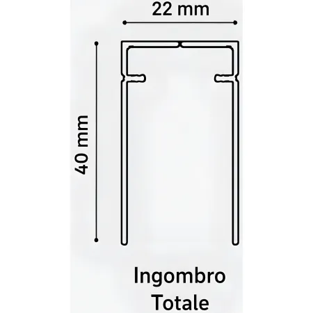 Zanzariera Plissettata Laterale Bianco Guida Bassa Porta 150x240