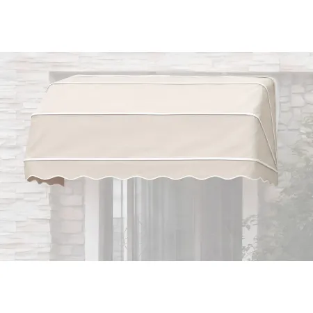 Tenda da Sole a Cappottina 120x100 cm Beige da Esterno Impermeabile