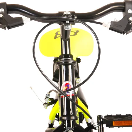 Bicicletta Bambini 12" Sportiva Giallo Rotelle Removibili Borraccia