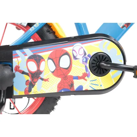 Bicicletta per Bambini Spidey Marvel 16" Azzurro Rotelle Removibili