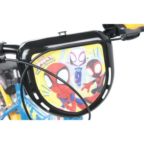 Bicicletta per Bambini Spidey Marvel 14" Azzurro Rotelle Removibili