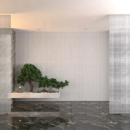 Set 12 Pannelli Isolanti Effetto Pietra Graffiata 3D 120x60 Bianco PU