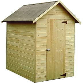 Casetta in Legno 120x160 Alt 200 Armadio Ripostiglio Attrezzi in Abete Pavimento 2
