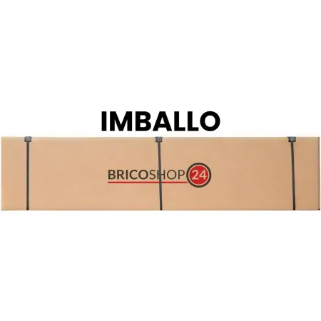 Trabattello Ponteggio Acciaio 160x80 cm Mezzopiano Ruote Lavoro 390 cm