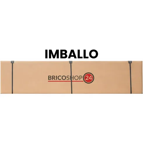 Trabattello Ponteggio Acciaio 160x80 cm Mezzopiano Ruote Lavoro 320 cm