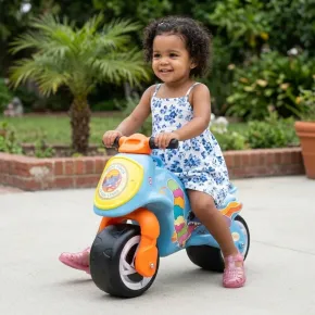 Moto Cavalcabile per Bambini Stitch Disney Celeste Giallo Ergonomico 2