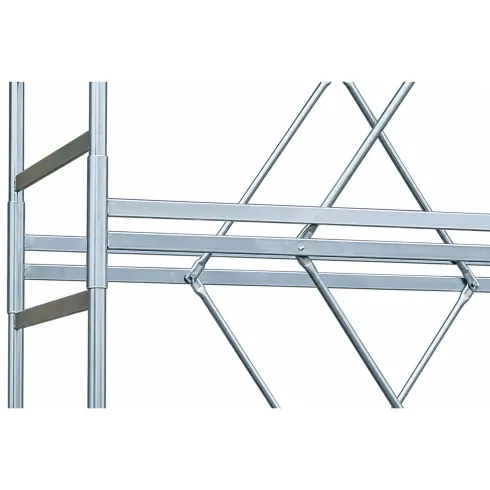 Trabattello Ponteggio Professionale con Botola Parapetto Aste h950 cm