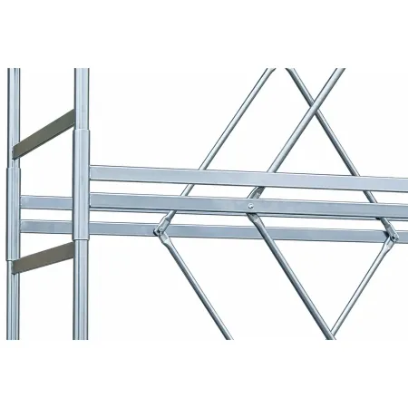 Trabattello Ponteggio Professionale con Botola Parapetto Aste h950 cm