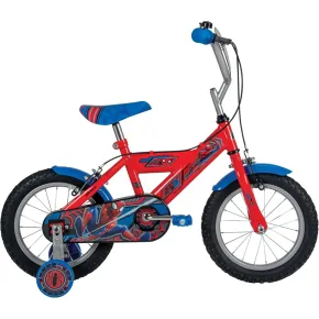 Bicicletta per Bambini con Rotelle 14" Spiderman Rosso Freni Caliper 2