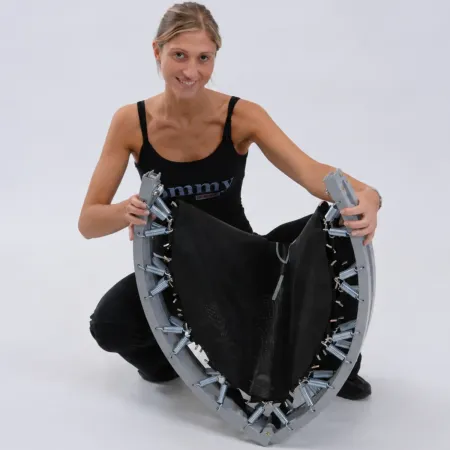 Trampolino Pieghevole Portatile 122 cm Molle Bambini Adulti da Interno