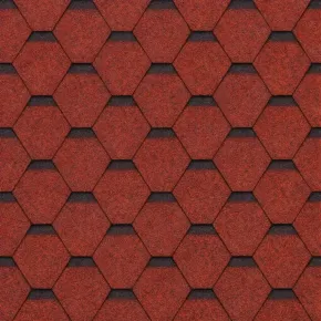Tegole Bituminose Rosso 6 m2 per Copertura Tetto Casetta da Giardino