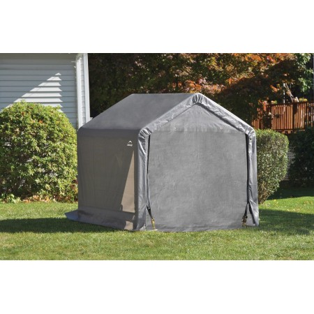 Capanno Gazebo Rimessa per Attrezzi da Giardino Arredo Esterno Capannone in PVC 