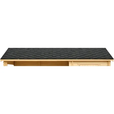 Tegole Bituminose Nero 12 m2 per Tetto Casetta 4x2 da Giardino