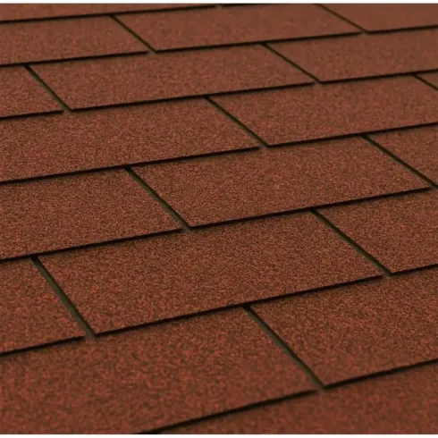 Tegole Bituminose Rettangolari Rosso Copertura Casetta Giardino 4x3