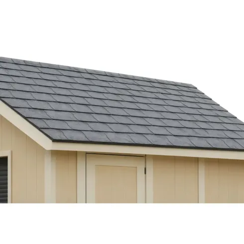 Tegole Bituminose Rettangolari Grigio Copertura Casetta Giardino 4x3
