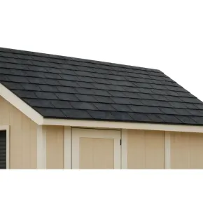 Tegole Bituminose Rettangolari Nero Copertura Casetta Giardino 4x3 2