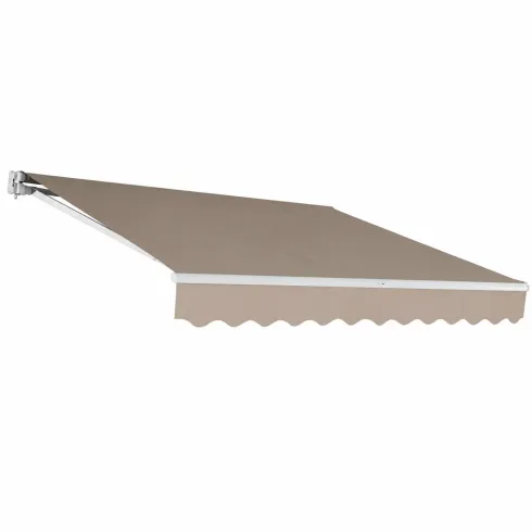 Tenda da Sole Bracci Retrattili 395x250 cm con Motore Tortora