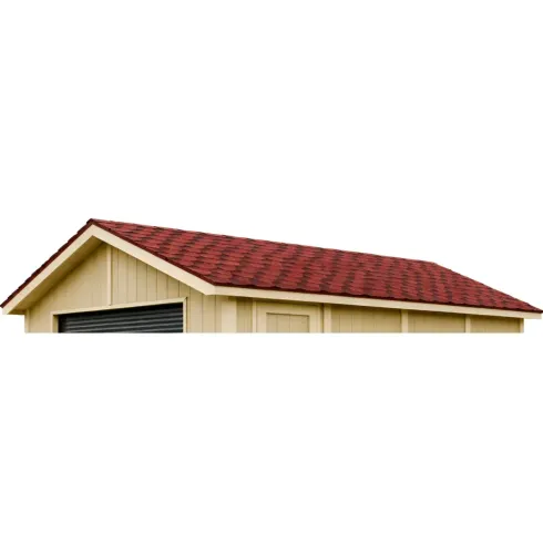 Tegole Bituminose Rosso 6 m2 per Tetto Casetta da Giardino 180x180
