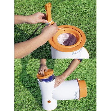 Pompa Filtro Skimmer Skimatic a Cartuccia per Piscina Fuori terra Acqua Bestway