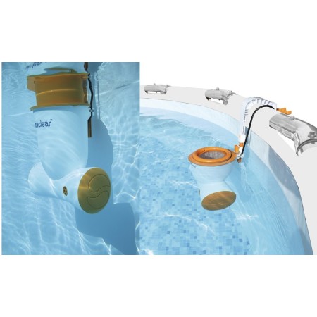 Pompa Filtro Skimmer Skimatic a Cartuccia per Piscina Fuori terra Acqua Bestway