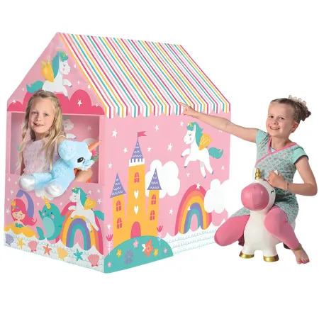 Casetta Tenda da Gioco Bambini Fantasy House 95x72x102 cm Pieghevole