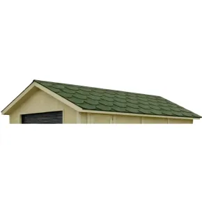 Tegole Bituminose Verde 3 m2 Beaver Copertura Casetta da Giardino 2