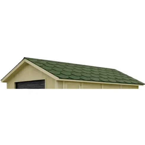 Tegole Bituminose Verde 3 m2 Beaver Copertura Casetta da Giardino