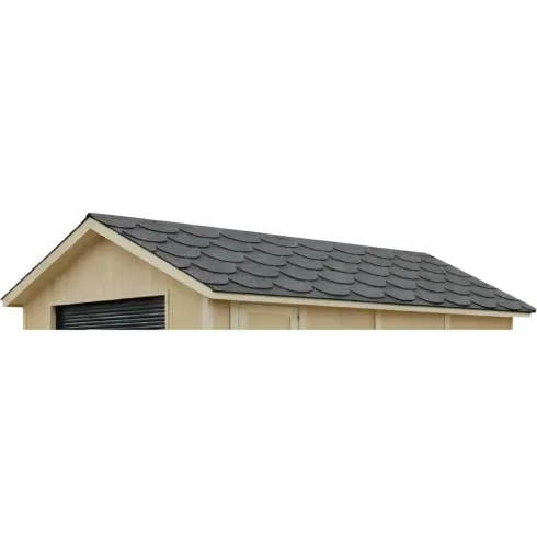 Tegole Bituminose Grigio 3 m2 Beaver Copertura Casetta da Giardino