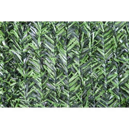 2 Rotoli 1.5x3 Siepe Sintetica Abete Finta Artificiale Recinzione Sempreverde