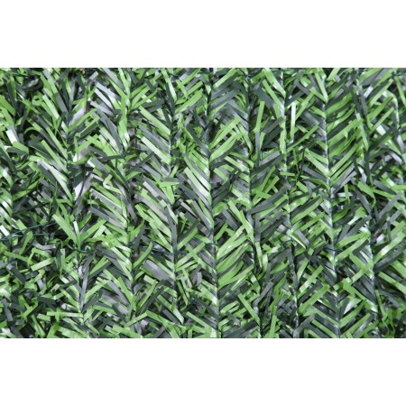 2 Rotoli 1.5x3 Siepe Sintetica Abete Finta Artificiale Recinzione Sempreverde