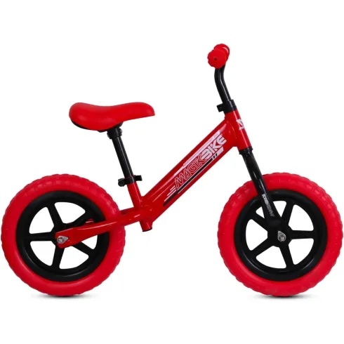 Bicicletta per Bambini Evolutiva Senza Pedali Rosso Balance Bike