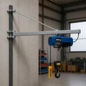 Supporto a Bandiera per Paranco Elettrico 750mm Portata 600kg 2
