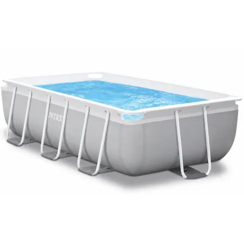 Piscina Rettangolare Frame Intex 400x200x100 cm con Pompa e Scaletta