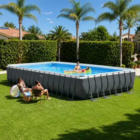 Piscina Fuori Terra Intex 975x488x132 cm Pompa a Sabbia Teli Scaletta
