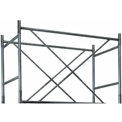 Trabattello Acciaio Zincato Ponteggio Botola Parapetto Lavoro h 547cm