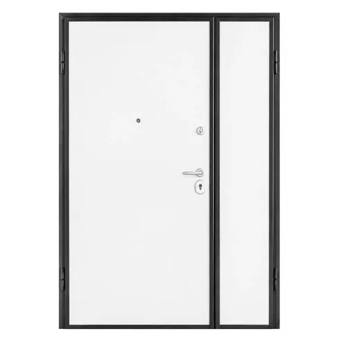 Porta Blinda 2 Ante da Interno Configurabile Classe 3-4 Noce e Bianco