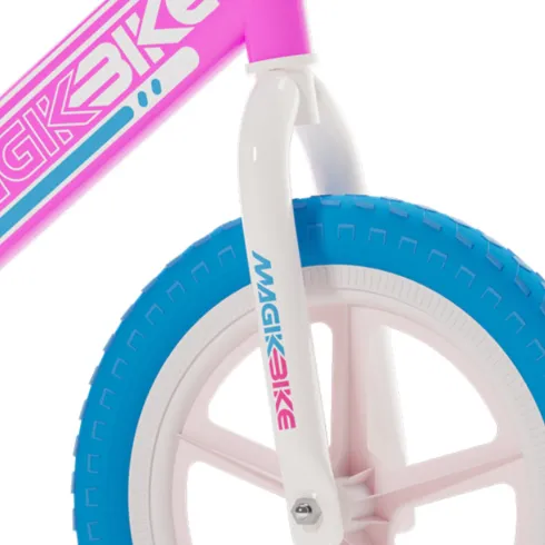 Bicicletta Bambini Equilibrio 2-3 Anni Rosa Senza Pedali Balance Bike