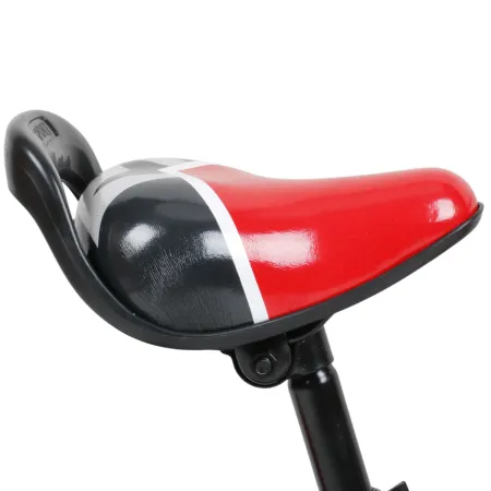 Bicicletta per Bambini 14" Rosso Rotelle Laterali con Freno a Disco